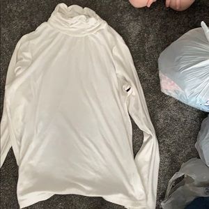 White turtleneck
